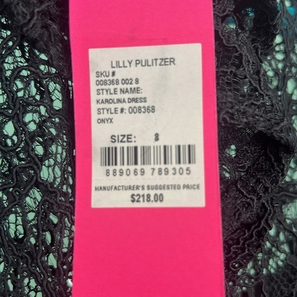 NWT Lilly Pulitzer Oynx Karolina Dress | Size 8 - Picture 4 of 4